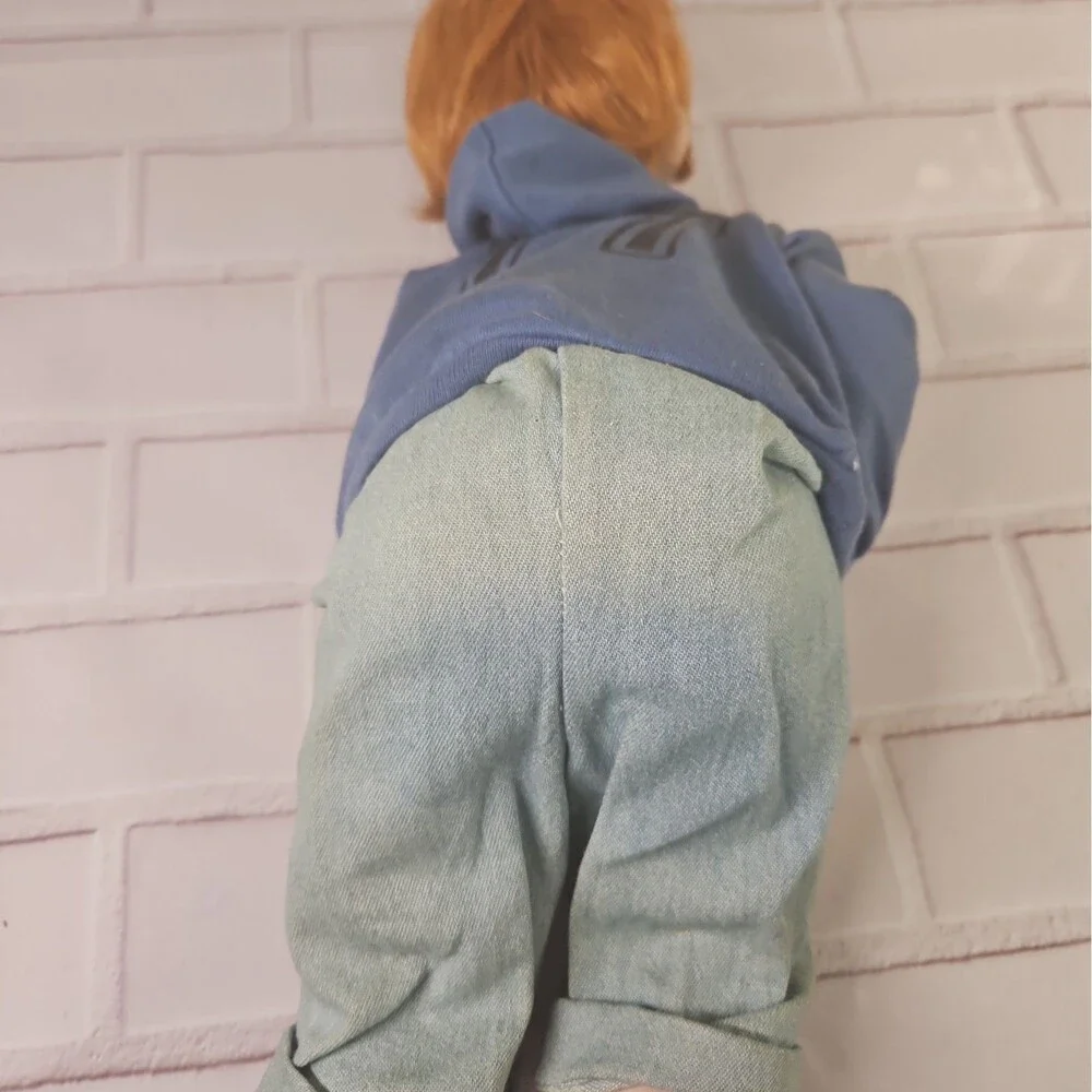 Vintage 1997 Donna RuBert 'Time Out' Porcelain Boy Doll 'Henry' # 3417 Of 5000
